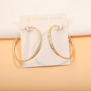 NEW Kendra Scott Selena Gold Hoop Earrings